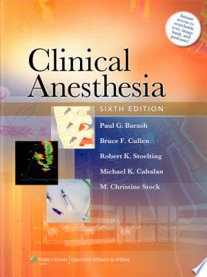 Clinical Anesthesia cover