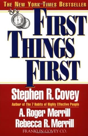 First Things First cover