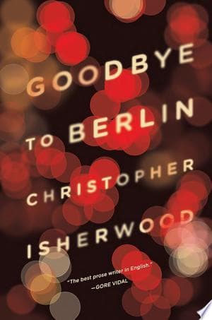 Goodbye to Berlin cover