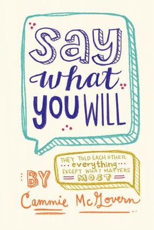 Say What You Will cover