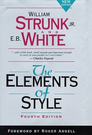 The Elements of Style cover