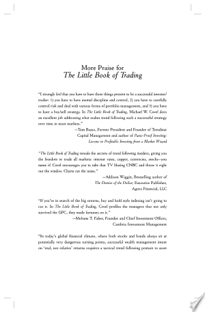 The Little Book of Trading cover