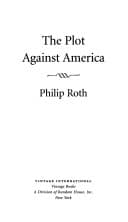 The Plot Against America cover