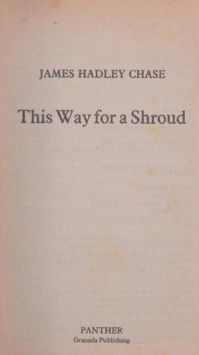 This Way for a Shroud cover