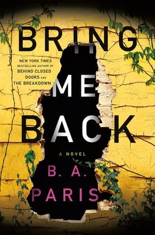 Bring Me Back cover