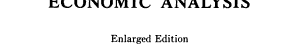 Foundations of Economic Analysis cover