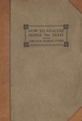 How to Analyze People on Sight cover
